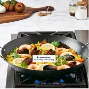 Latin Carbon Steel 15" Paella Pan ( New)